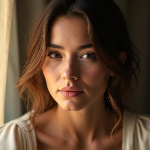 Portrait authentique lumière naturelle